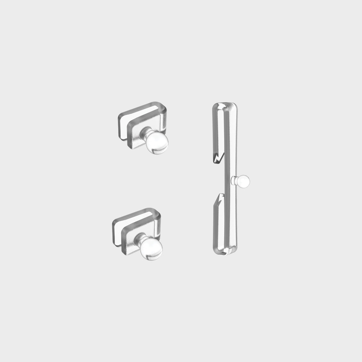 Tear-Off Post - Velocity 4.5 Strap - 3-pack – Clear