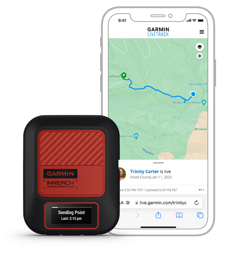 Garmin inReach Messenger Plus – SOS Satellite Communicator with Photo & Voice Messaging – 010-02887-00