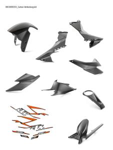 KTM Carbon Fairing Kit – 00010000324
