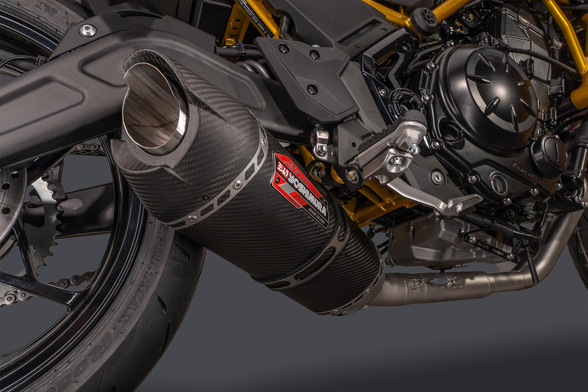 Yoshimura AT2 Carbon Full Exhaust for Kawasaki Ninja-650/Z650 – product view (14651AM221)