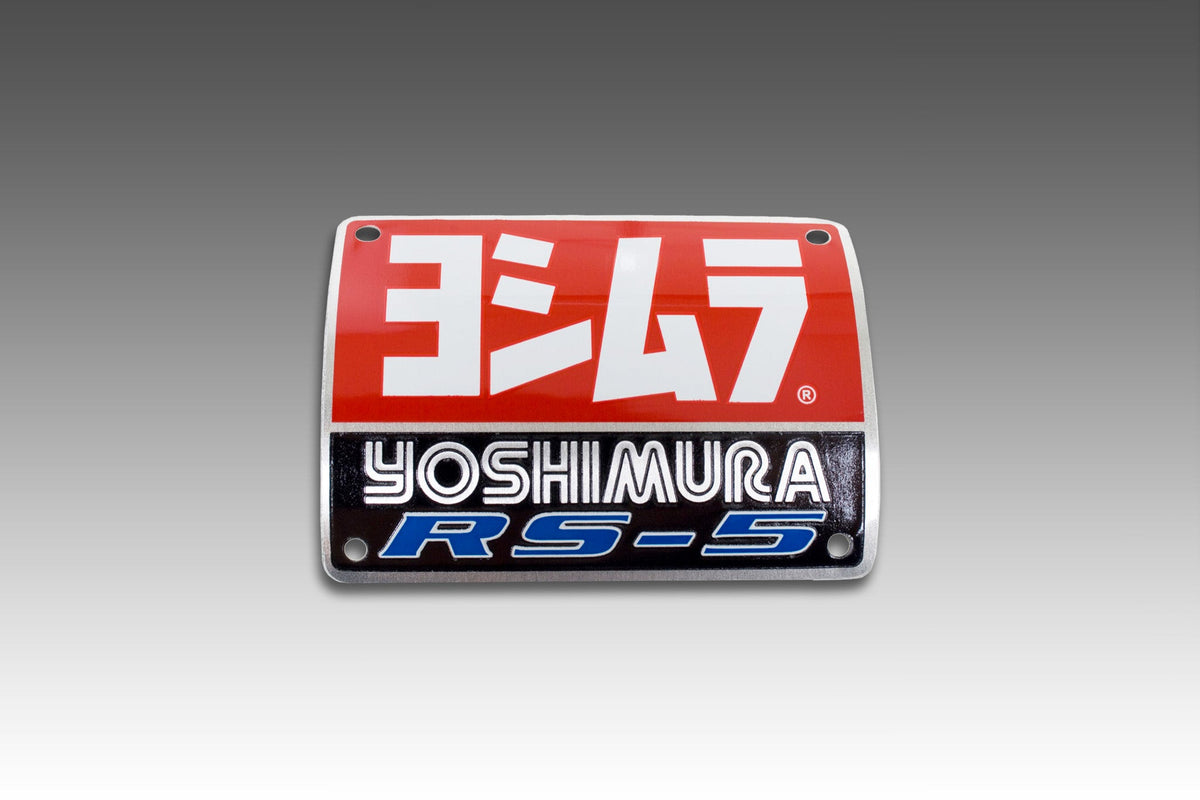 Yoshimura MUFFLER NAME BADGE RS5 (AC105W)