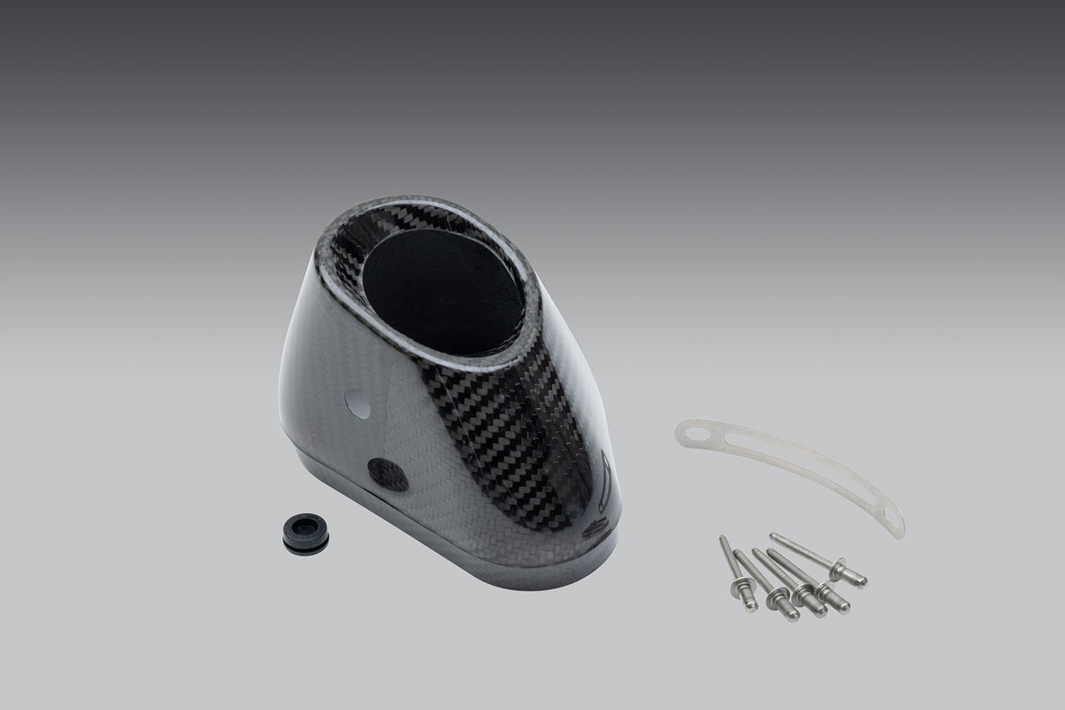 Yoshimura R55 REPLACEMENT SLASH-CUT END CAP KIT (R55-CFR-CK)