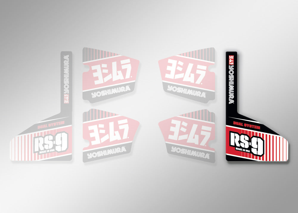 Yoshimura RS9 V2 CANISTER DECAL, RIGHT-HAND (RS9-NB007R)