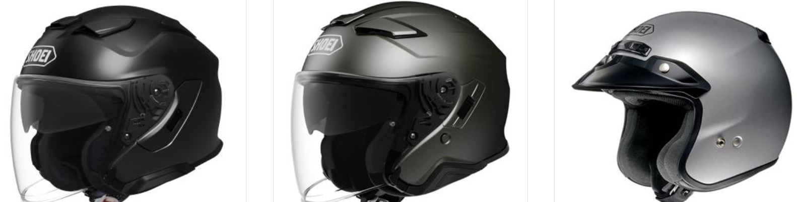 SHOEI OPEN FACE MOTORCYCLE HELMETS