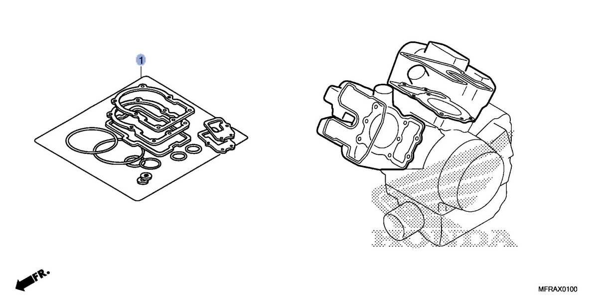 Honda OEM part 06111-MFR-671