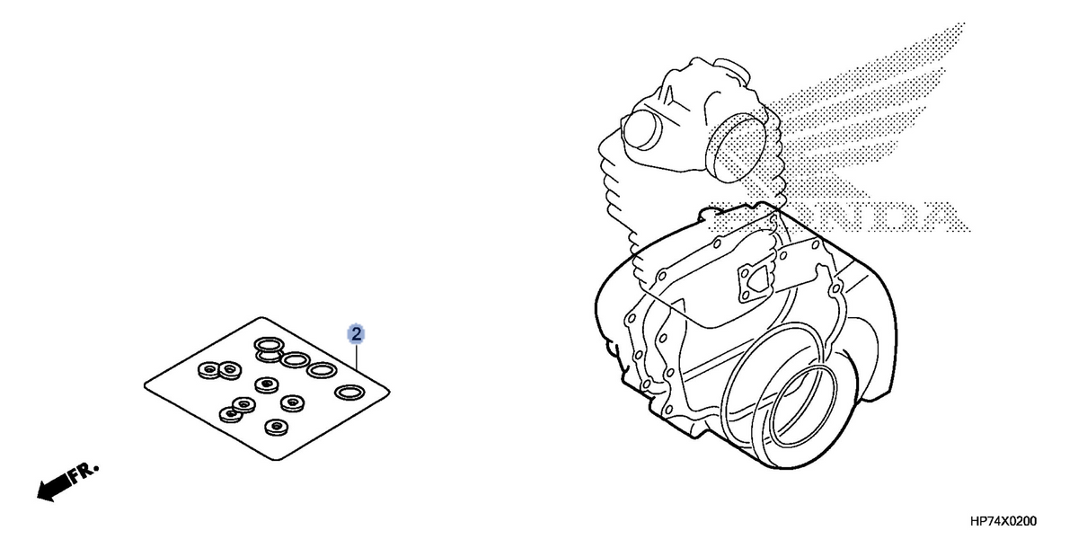 Honda OEM part 06112-HP7-A00