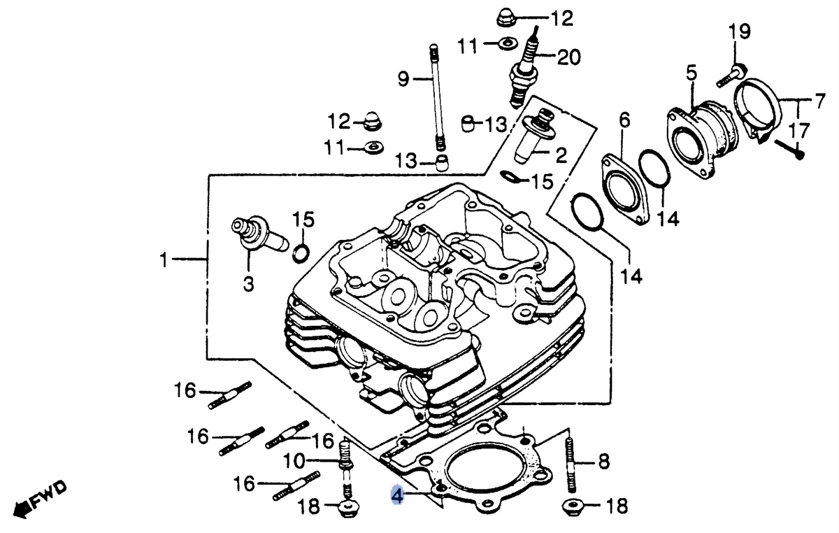 Honda OEM part 06130-MC4-000