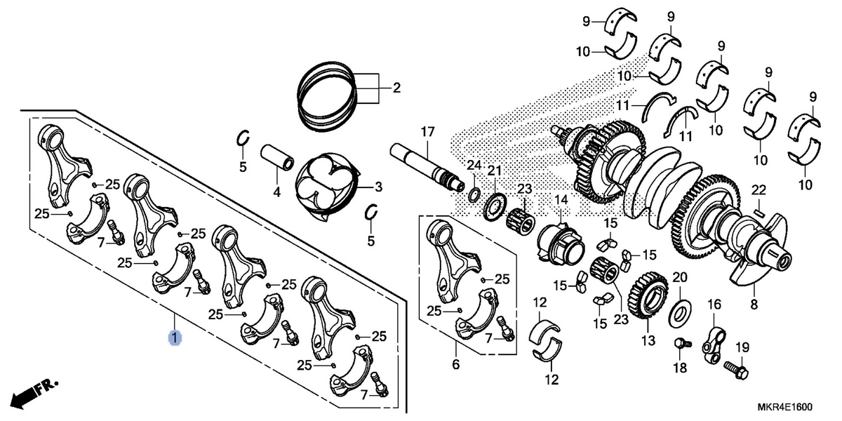 Honda OEM part 06130-MKR-D30