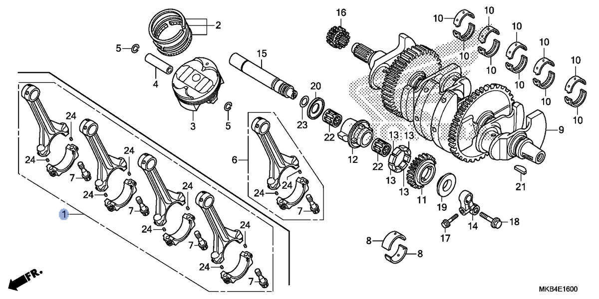 Honda OEM part 06132-MGP-305