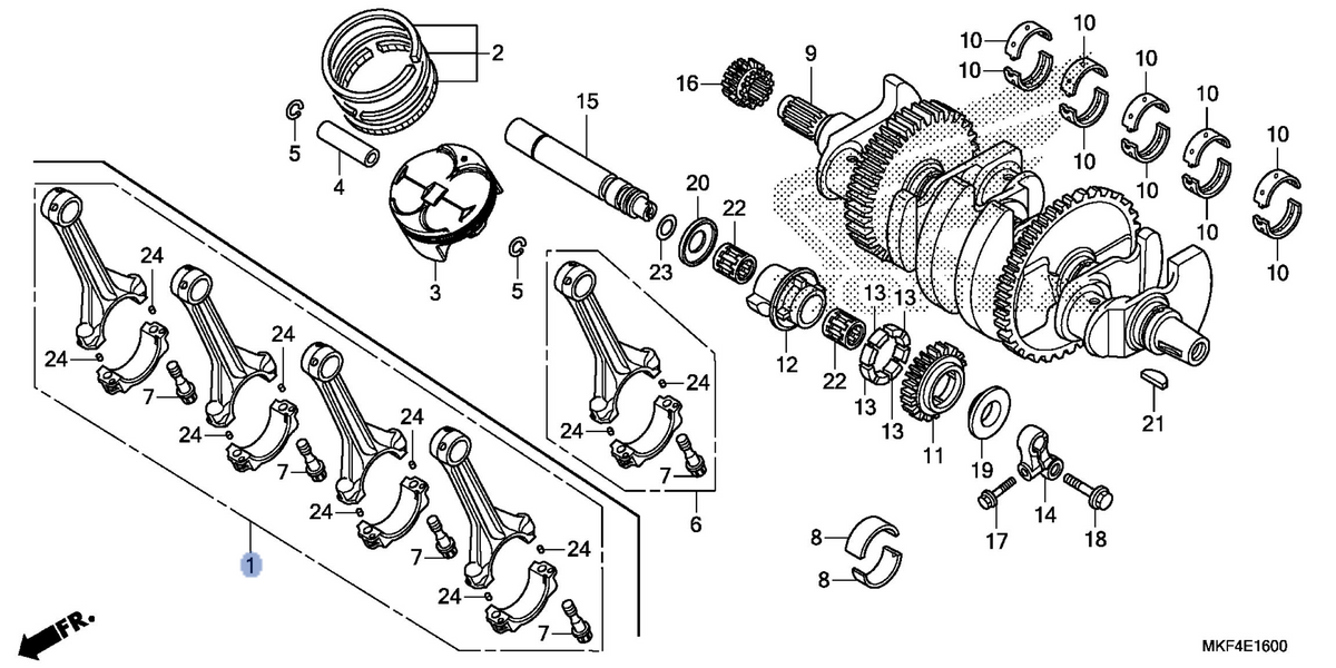 Honda OEM part 06132-MKF-305