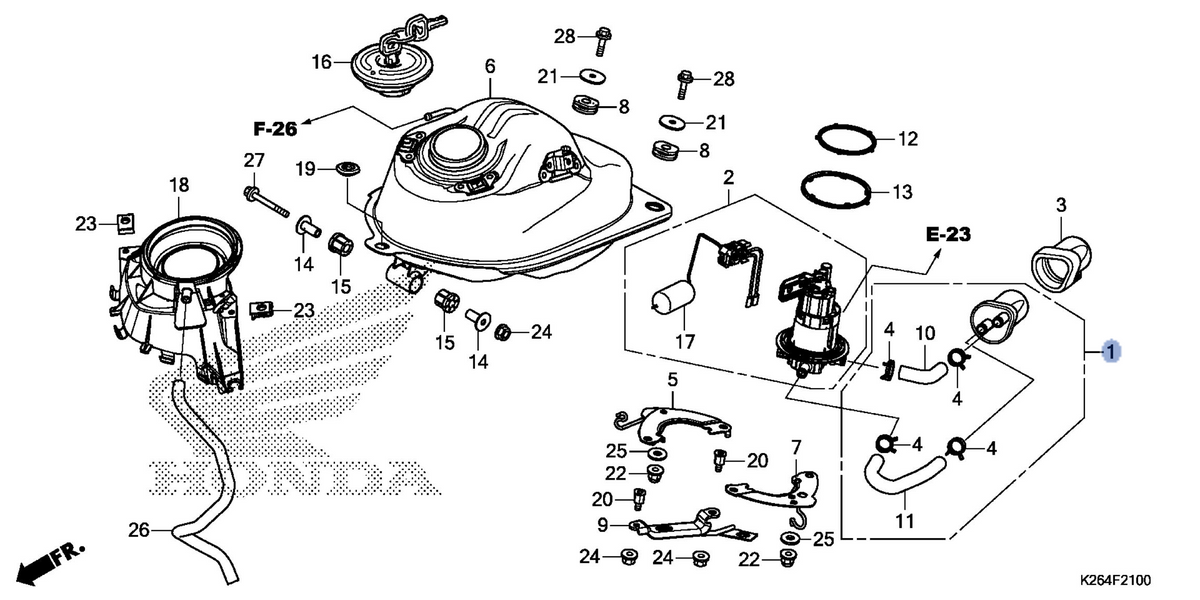 Honda OEM part 06160-K26-911