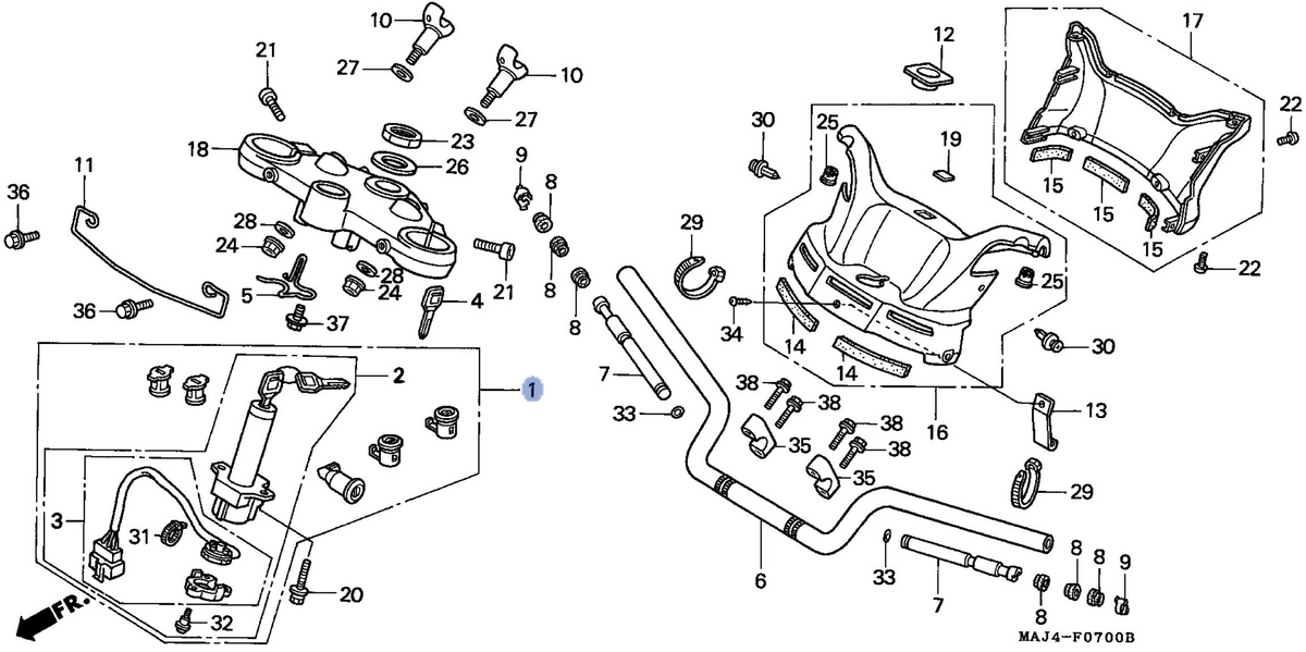 Honda OEM part 06350-MAJ-505