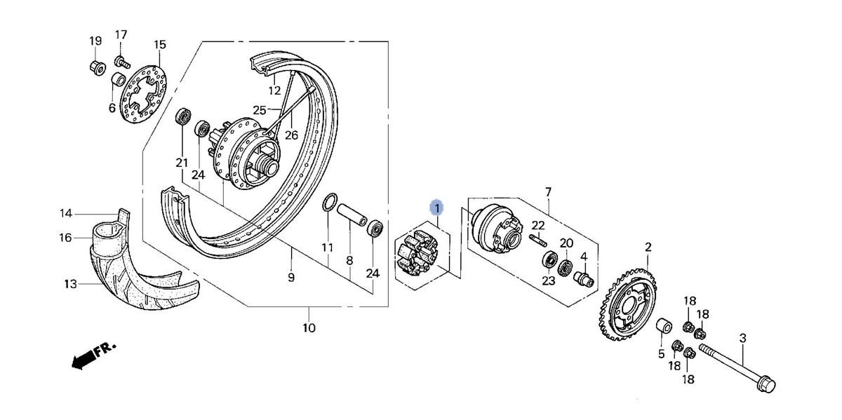 Honda OEM part 06410-GCR-000