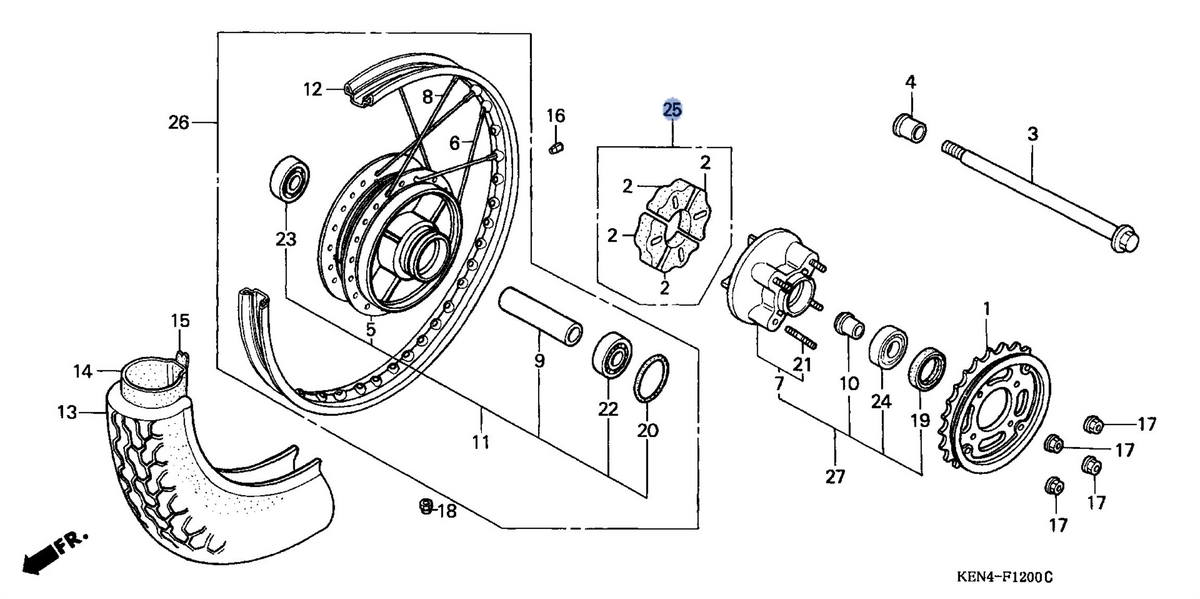 Honda OEM part 06410-KR3-620