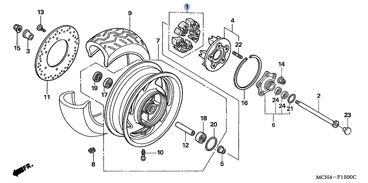 Honda OEM part 06410-MAZ-000
