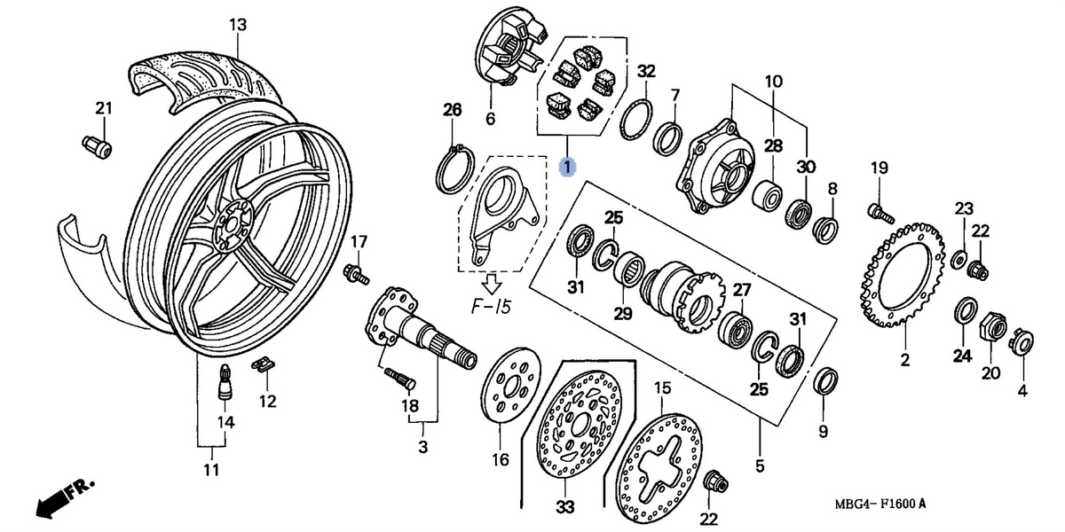 Honda OEM part 06410-MBG-000