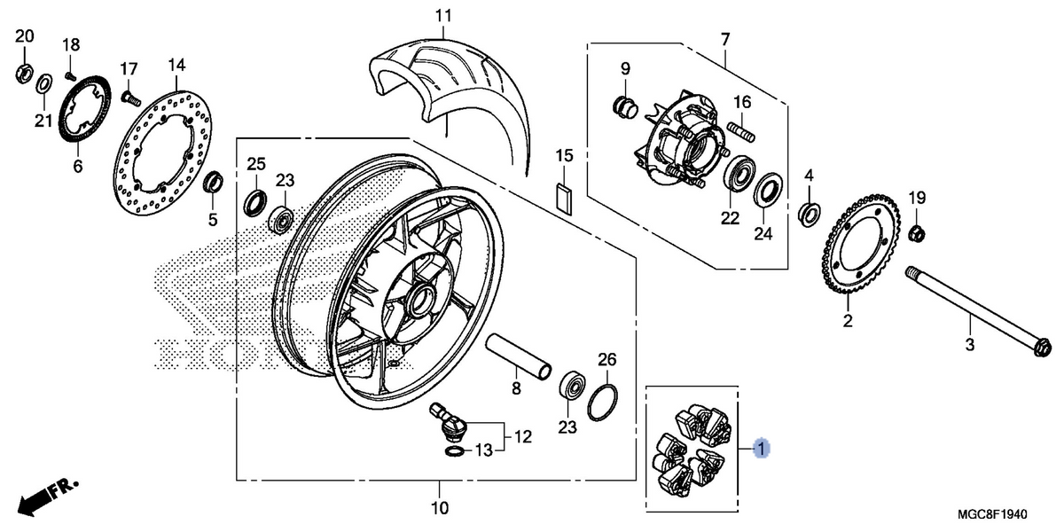 Honda OEM part 06410-MEJ-670