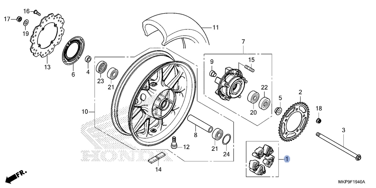 Honda OEM part 06410-MGS-D30