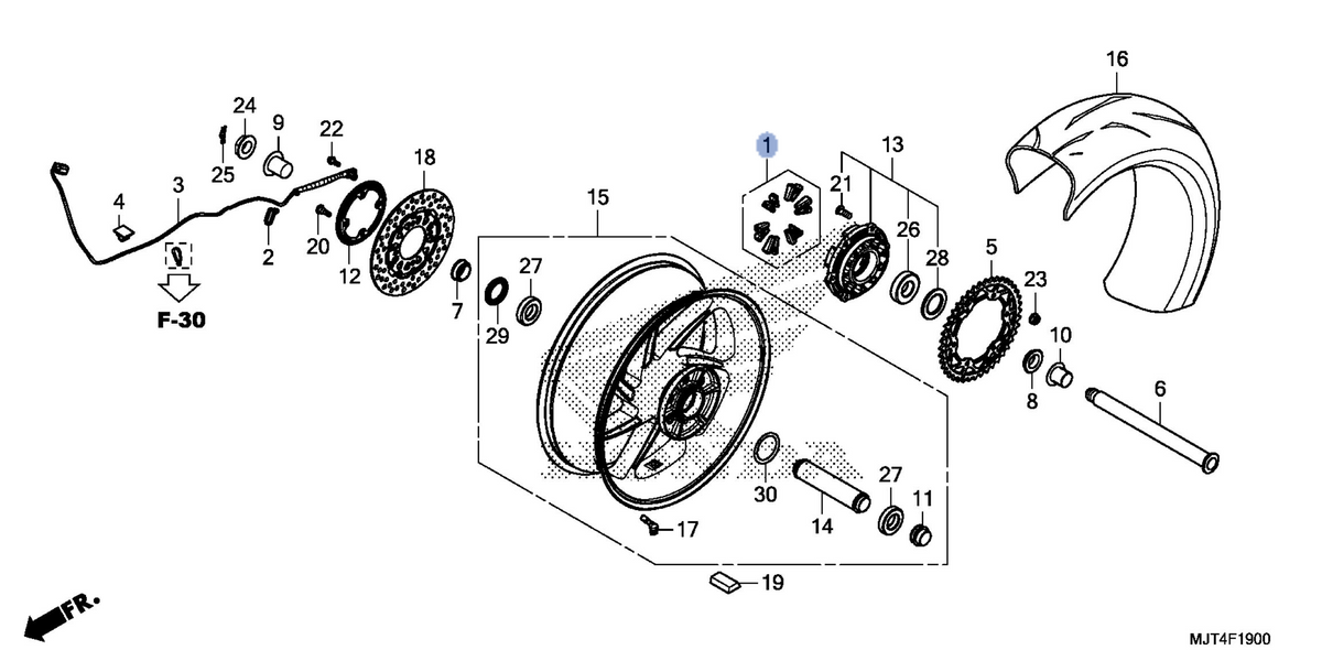 Honda OEM part 06410-MJT-E00