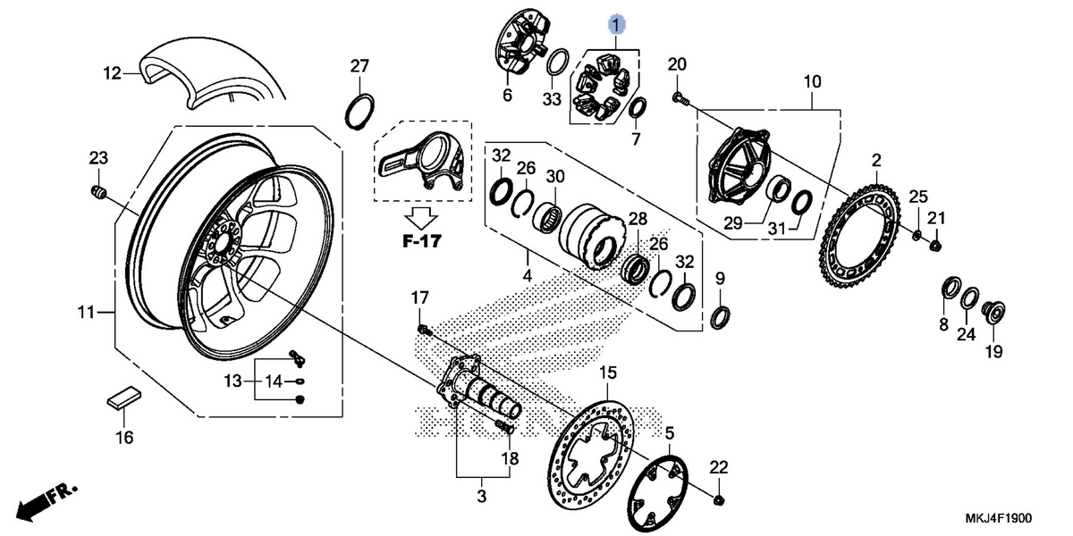 Honda OEM part 06410-MKJ-D00