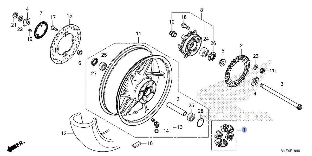 Honda OEM part 06410-MLF-E00