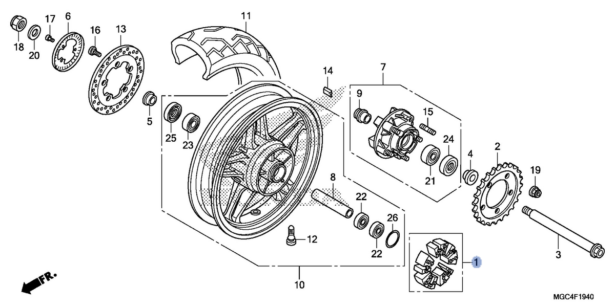 Honda OEM part 06410-MY5-730