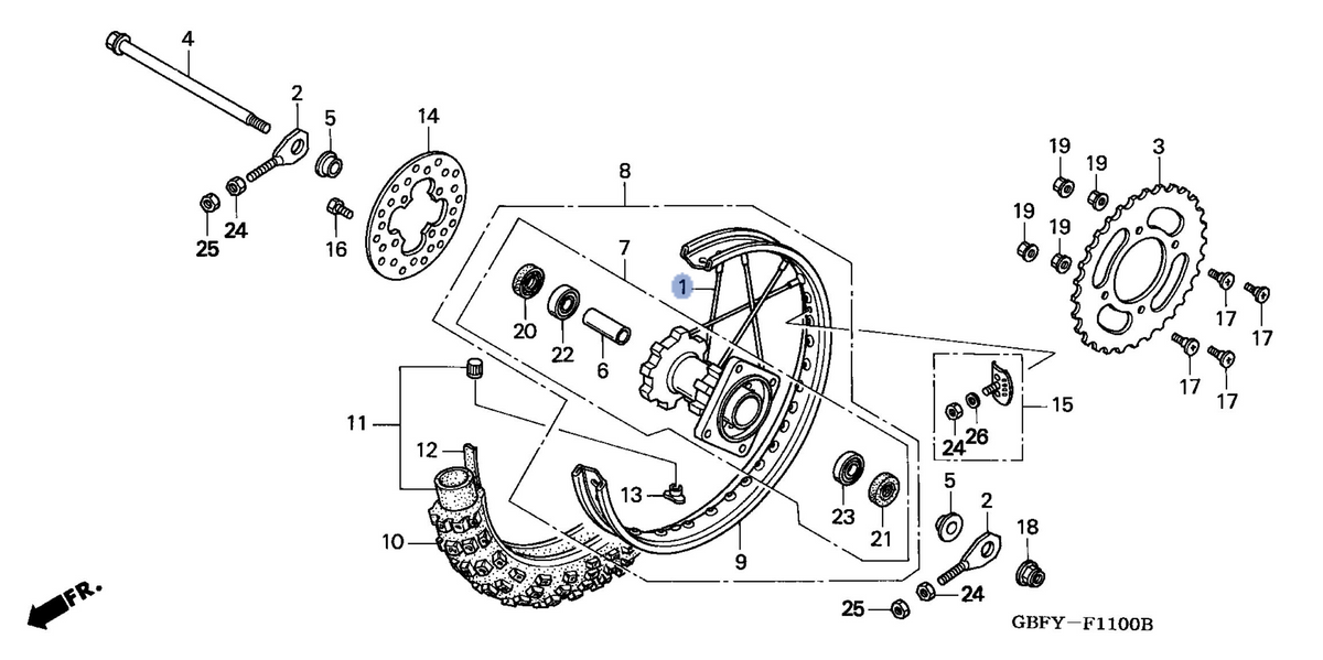Honda OEM part 06420-GBF-860