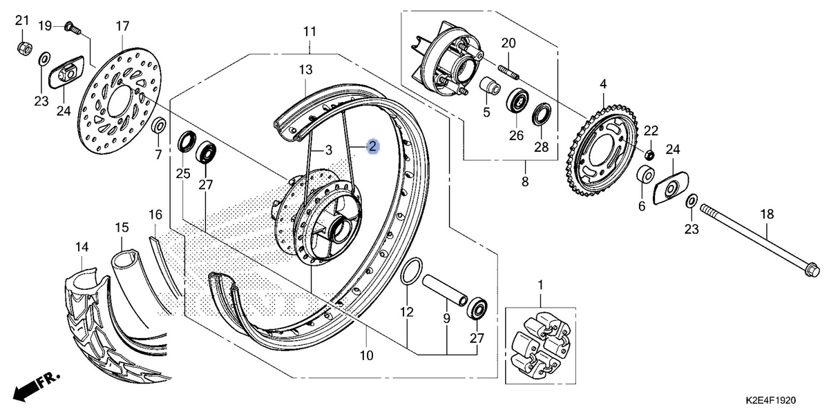 Honda OEM part 06420-K2E-T00