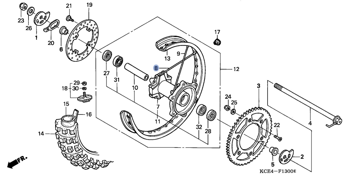 Honda OEM part 06420-KCE-650