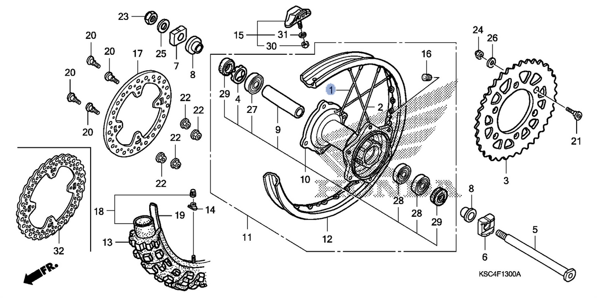 Honda OEM part 06420-KSC-000