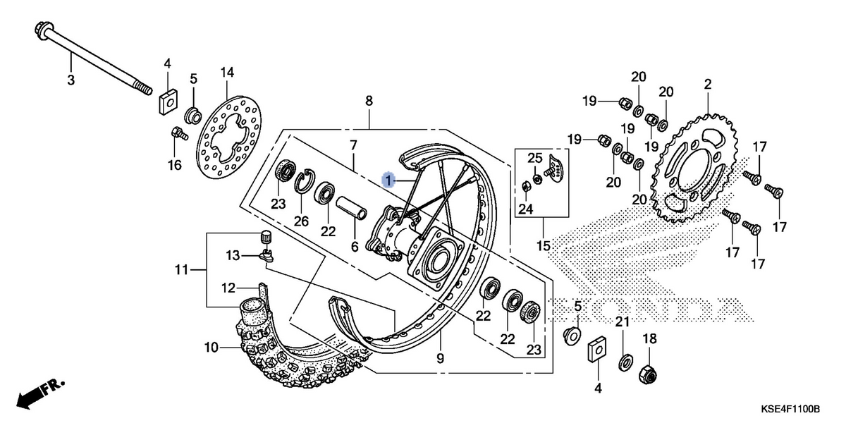 Honda OEM part 06420-KSE-670