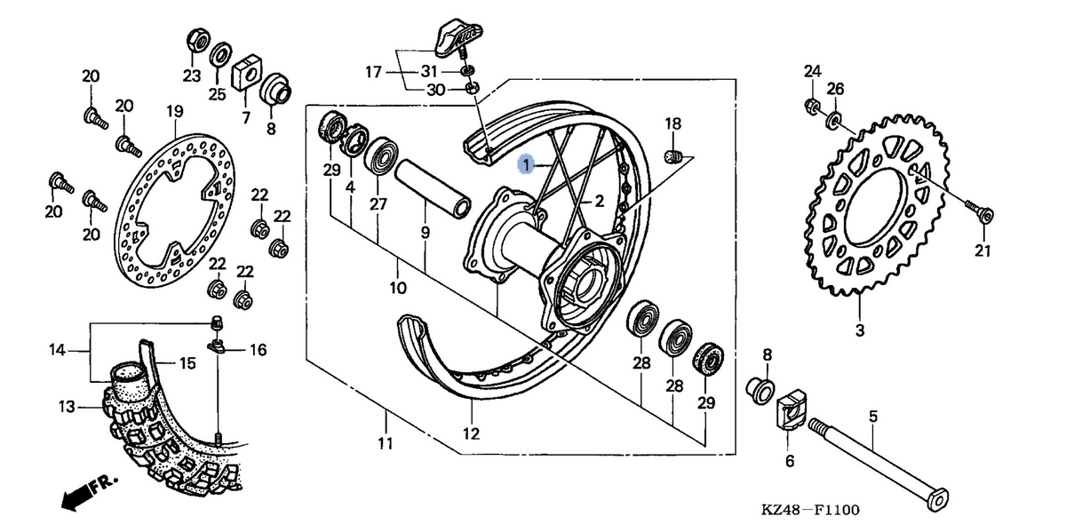 Honda OEM part 06420-KZ4-J40