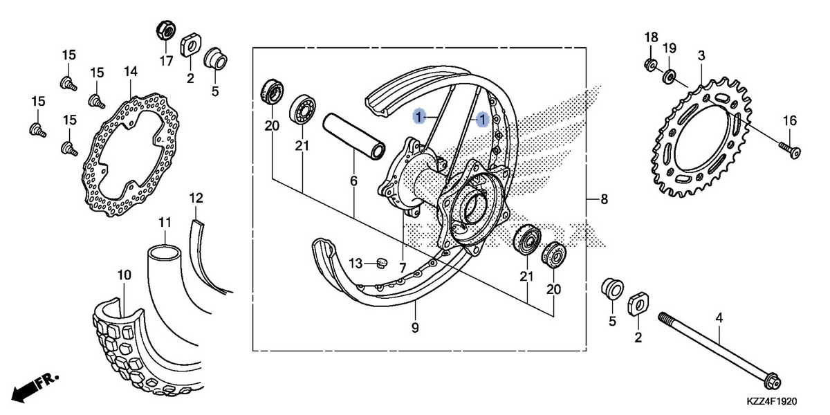 Honda OEM part 06420-KZZ-900