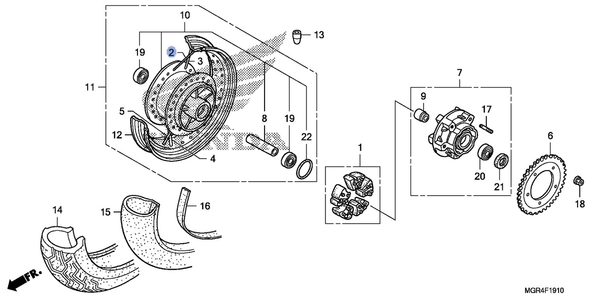 Honda OEM part 06420-MGR-670