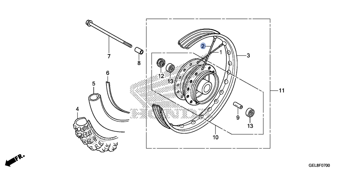 Honda OEM part 06421-GEL-A80