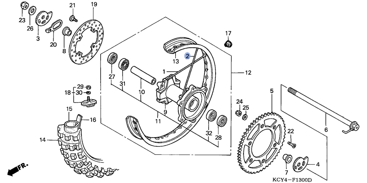 Honda OEM part 06421-KCY-670
