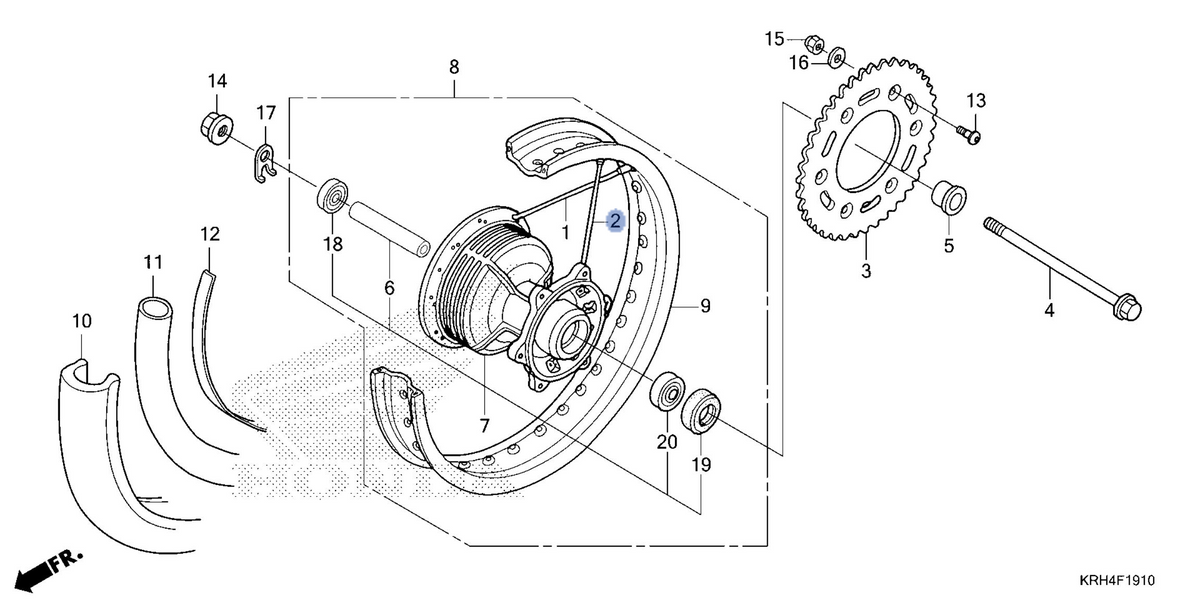 Honda OEM part 06421-KRH-900
