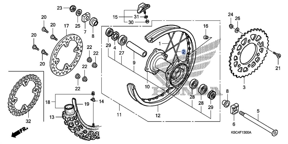 Honda OEM part 06421-KSC-000