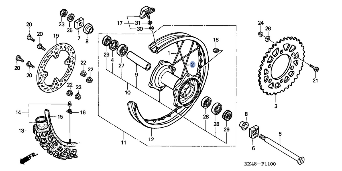 Honda OEM part 06421-KZ4-J40