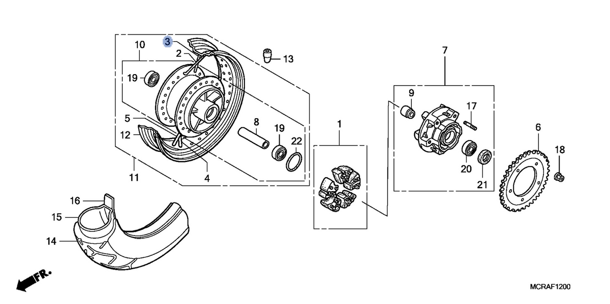 Honda OEM part 06421-MCL-000