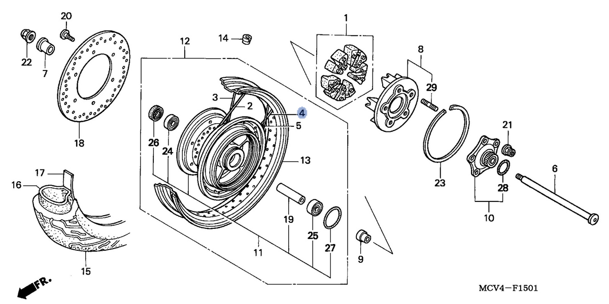 Honda OEM part 06422-MCV-A10