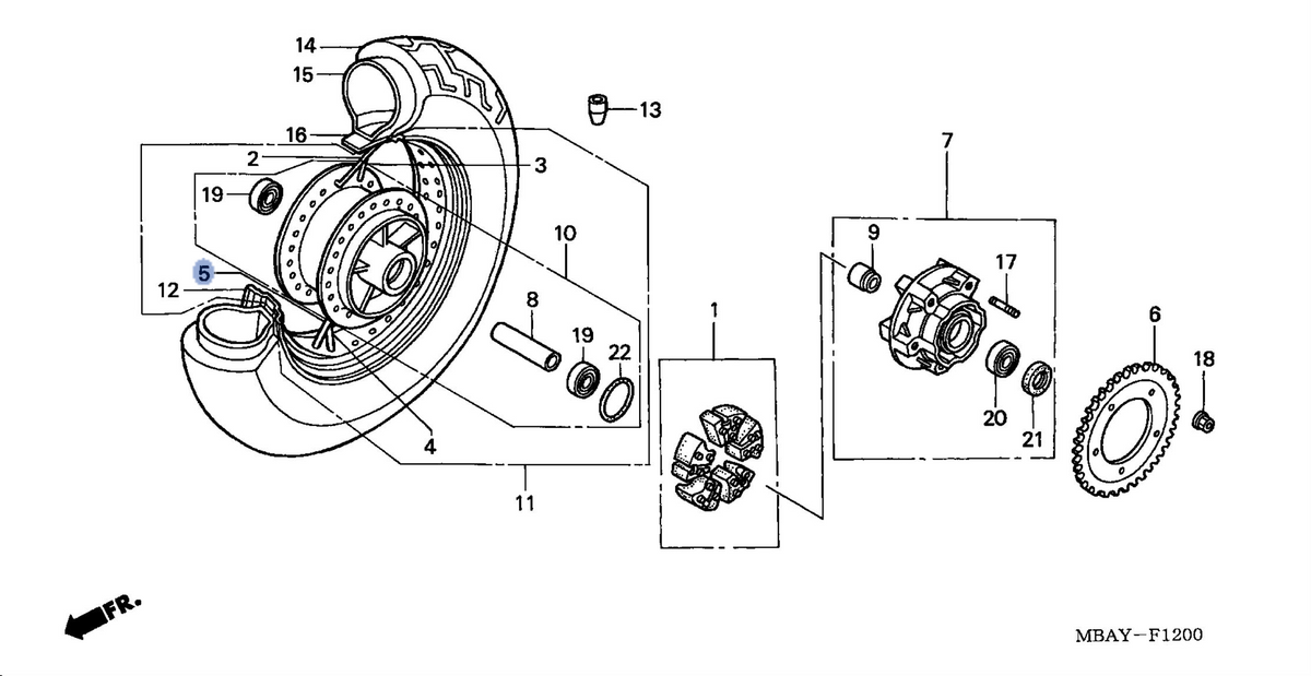 Honda OEM part 06423-MBA-000