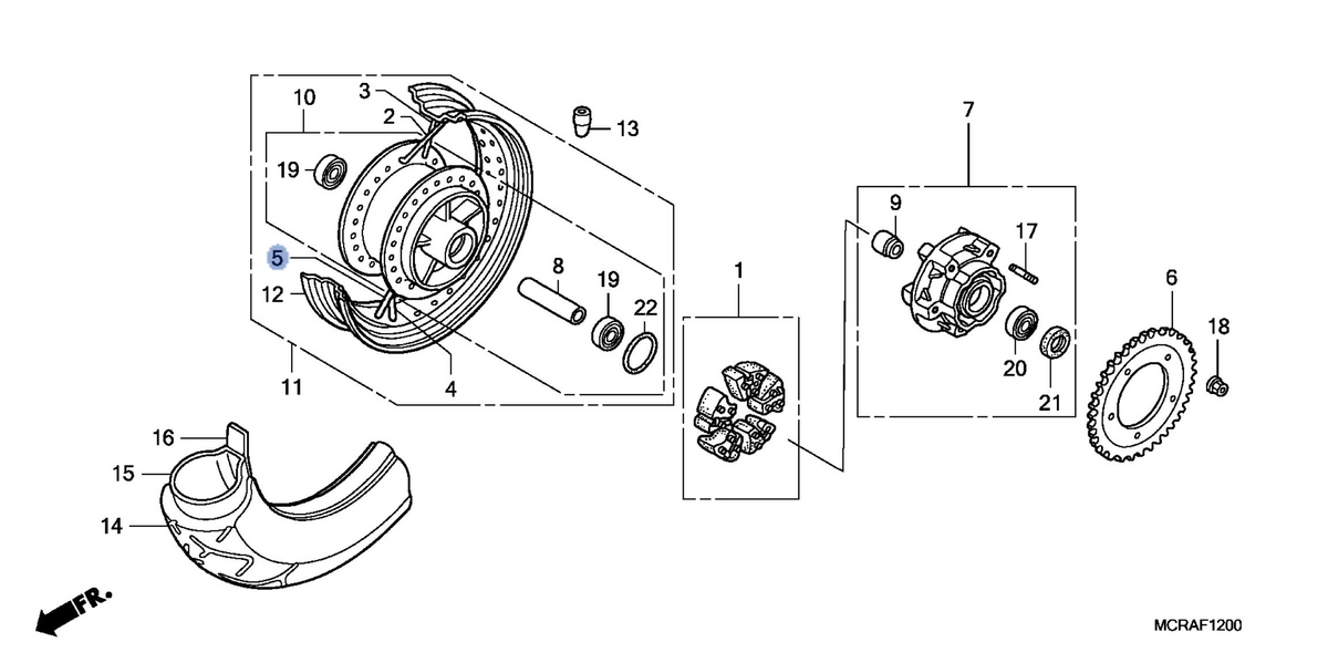 Honda OEM part 06423-MCL-000