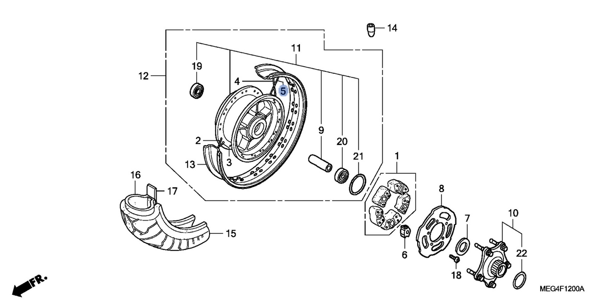 Honda OEM part 06423-MEG-000