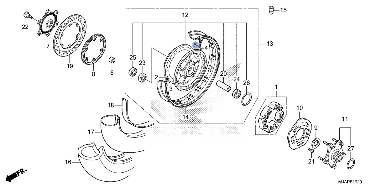 Honda OEM part 06423-MEG-H10