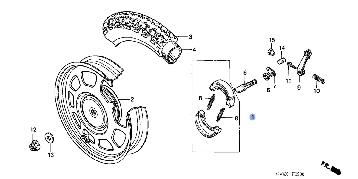 Honda OEM part 06430-GCW-000