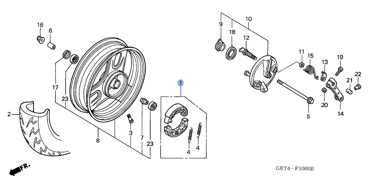 Honda OEM part 06430-GET-000