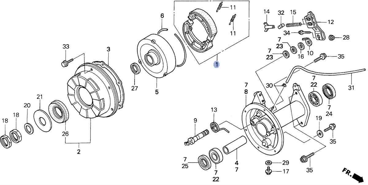 Honda OEM part 06430-HF7-000