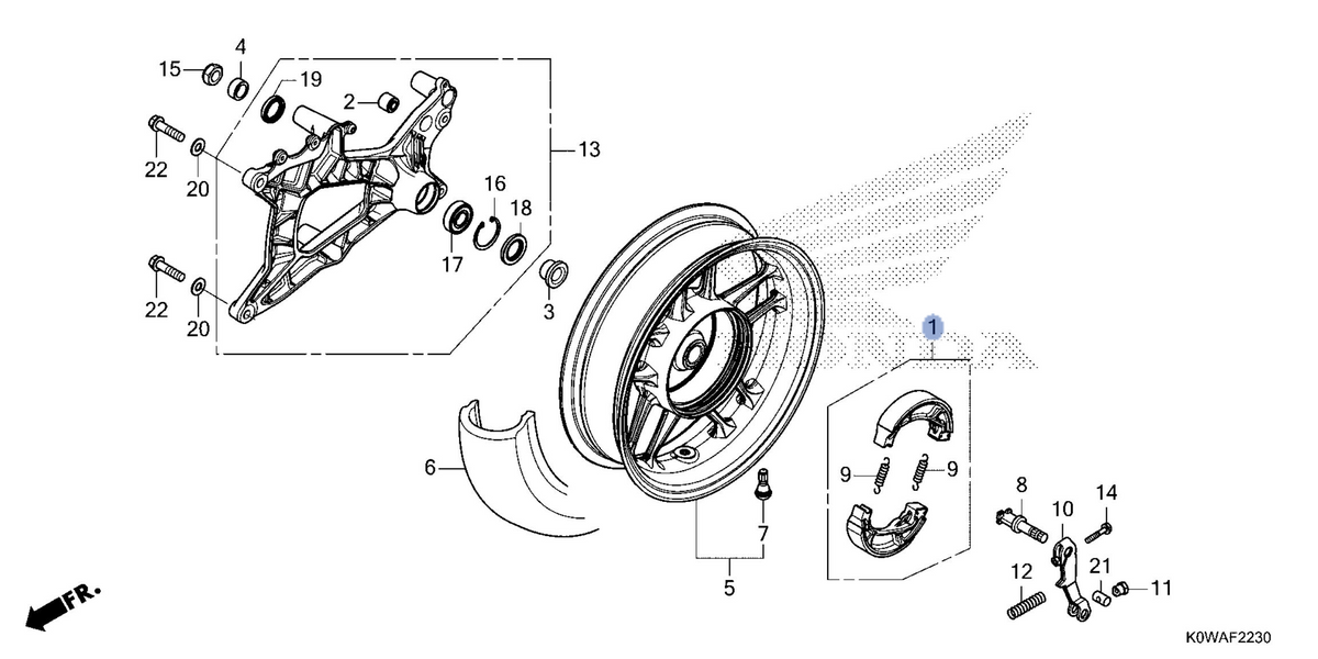 Honda OEM part 06430-K44-V80