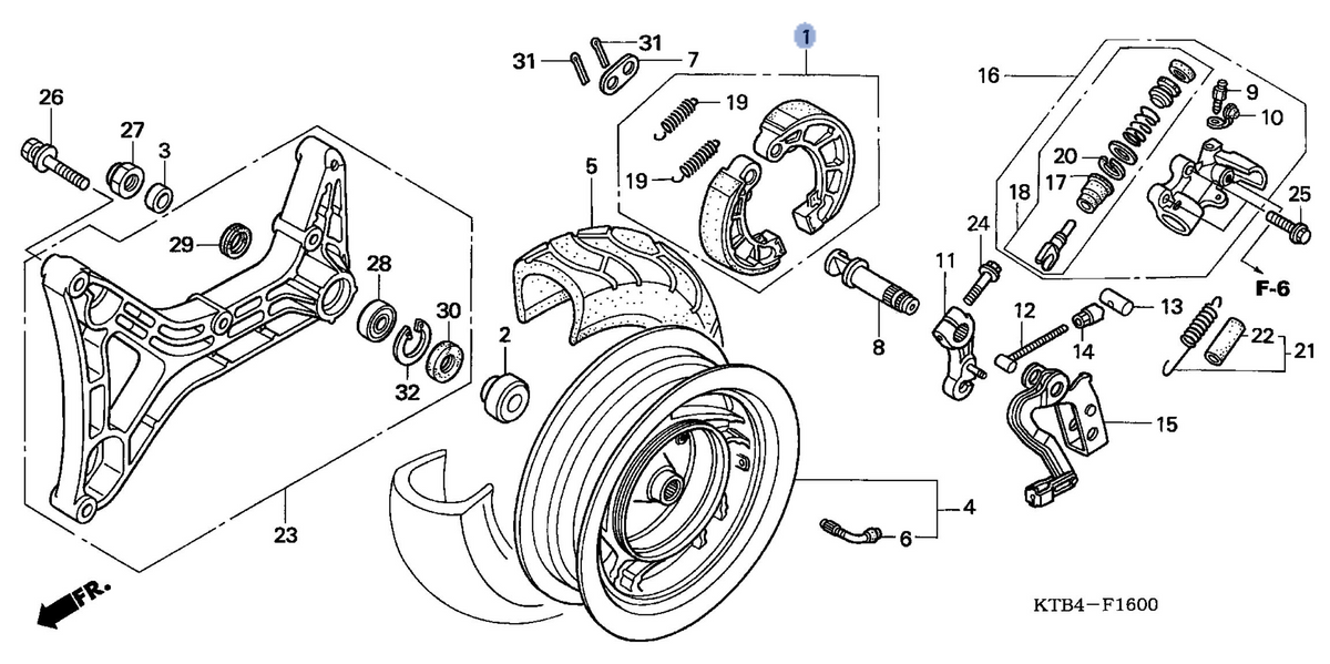 Honda OEM part 06430-KFG-000